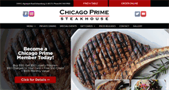 Desktop Screenshot of chicagoprimesteakhouse.com
