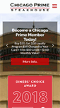Mobile Screenshot of chicagoprimesteakhouse.com